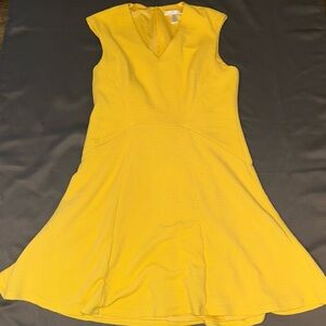London Times Vibrant Yellow Mini Dress